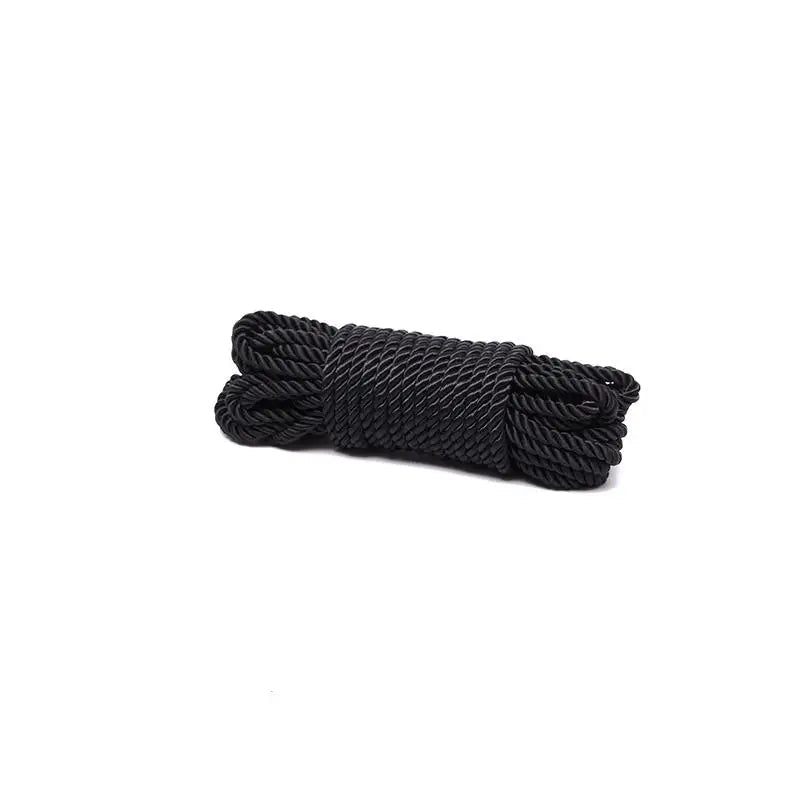 Corde Shibari en Coton et Lin Mercerisés Noir