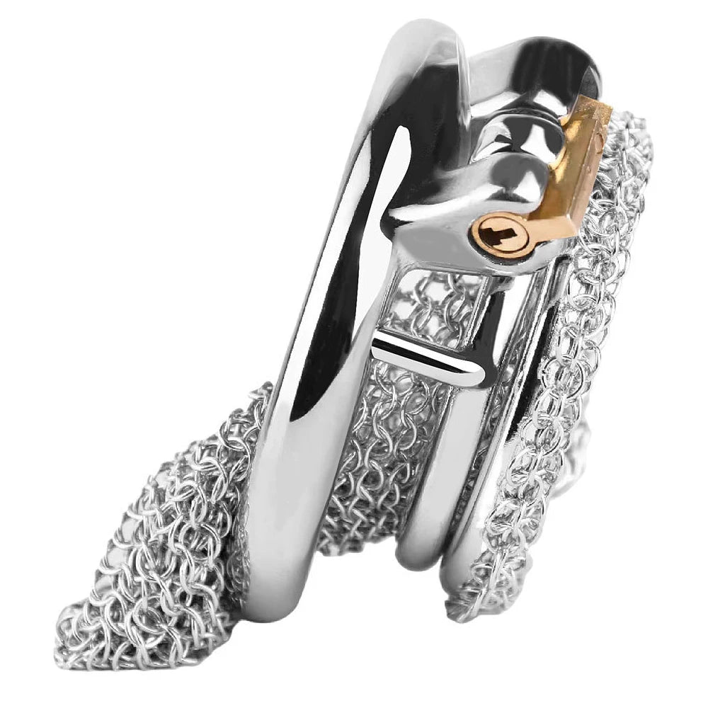 Large Metal Chastity Cage Middle Ages Inspired