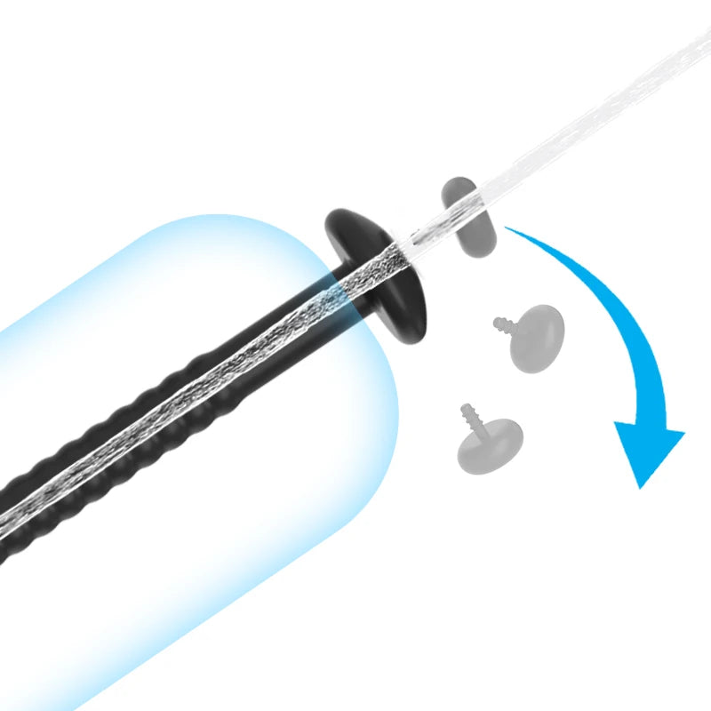 Sonde urétrale en silicone souple avec seringue d’injection 4