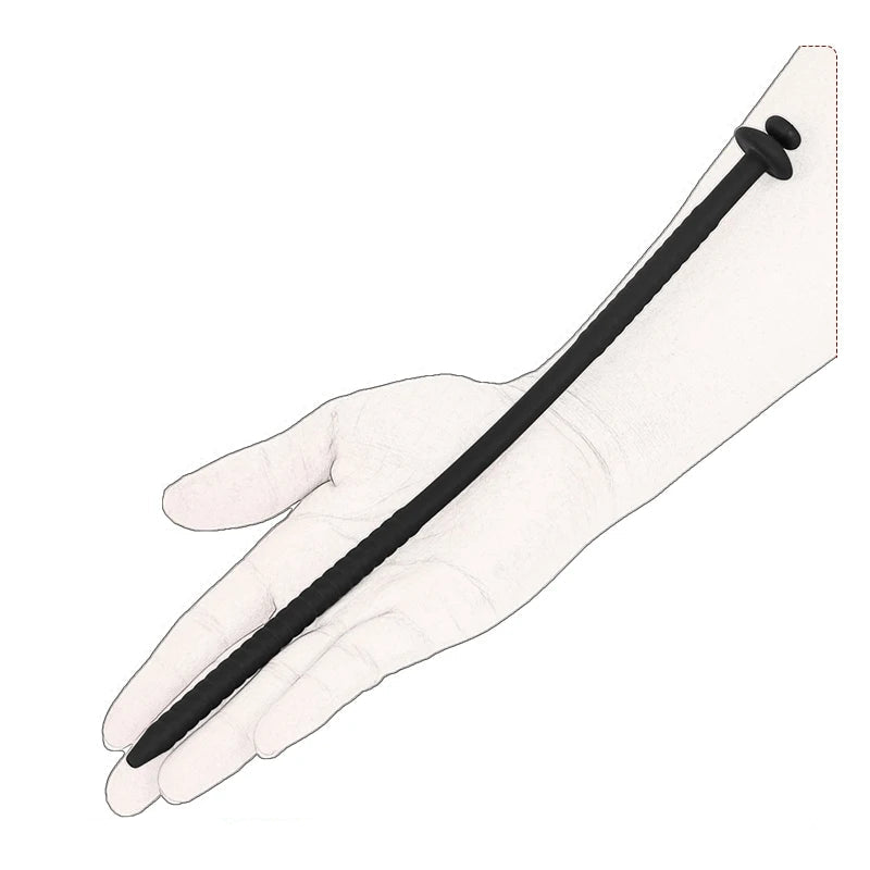 Sonde urétrale en silicone souple avec seringue d’injection 