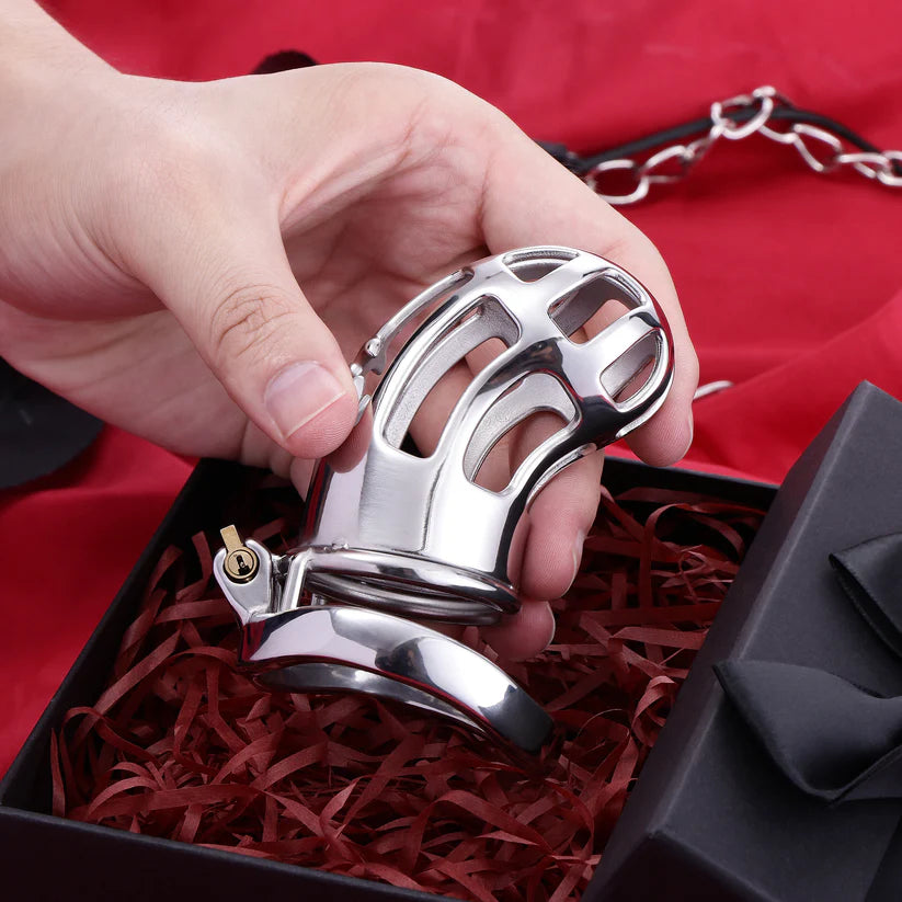 grande cage de chastete royale fleur de lys