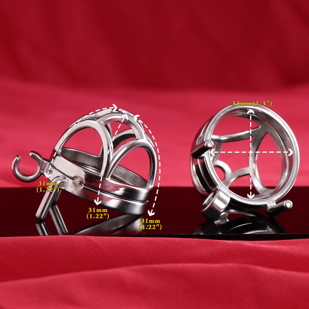 Micro cage de chasteté en arc bombé