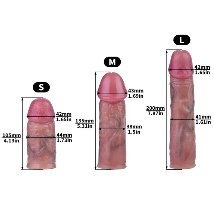 penis veineux 3 tailes