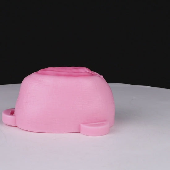 Ceinture de chasteté vagin grandes lèvres ouvertes en silicone souple